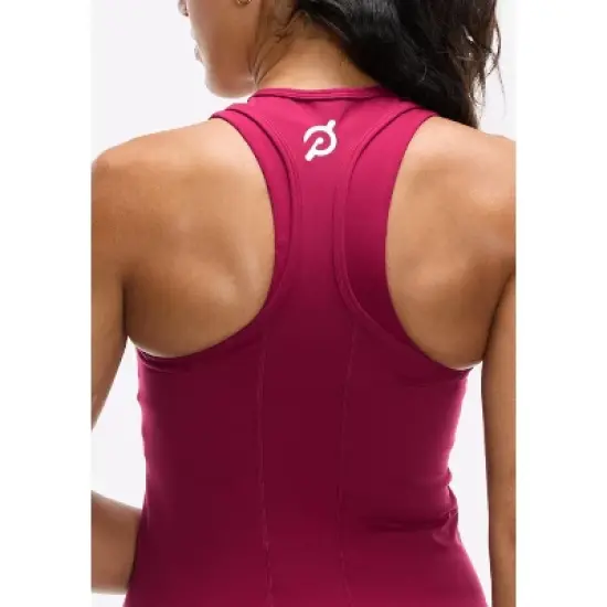 Peloton Women's Cadent Slim Racerback Tank, Beet Red image {6}