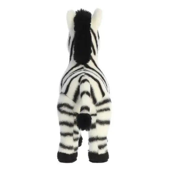 Aurora Eco Nation 10" Zebra White Stuffed Animal image {3}