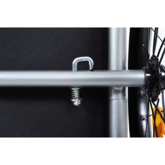 XINGHANZHENXUAN Large Folding Bike Trailer for Dogs, All-Terrain Pet Carrier for Cycling, Jogging, Camping, Outdoor Adventures image {8}