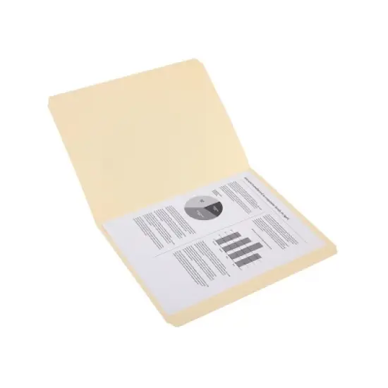 Staples Manila File Folders Letter Single Tab 100/Box 116723 image {5}