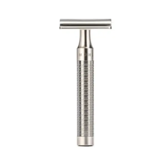 M&Uuml;HLE Rocca Pure Matte Stainless Steel Safety Razor image {1}