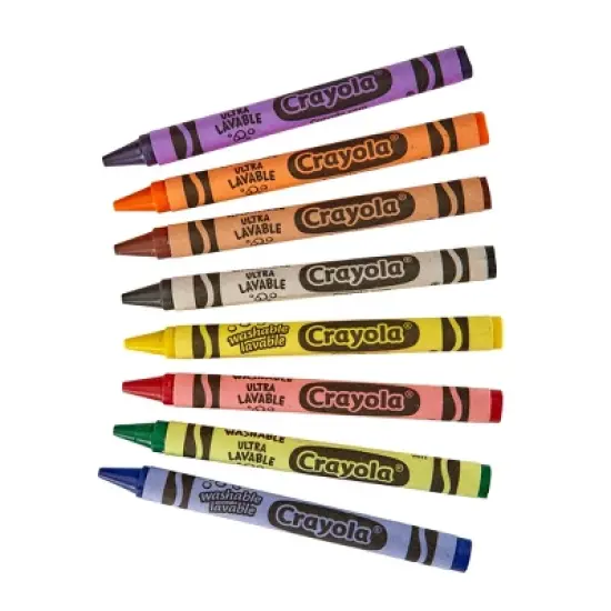 Crayola 24ct Ultra Clean Washable Crayons Kids School Supplies Art Classroom Must Haves for Teachers Coloring Gift Ages 3+ image {3}