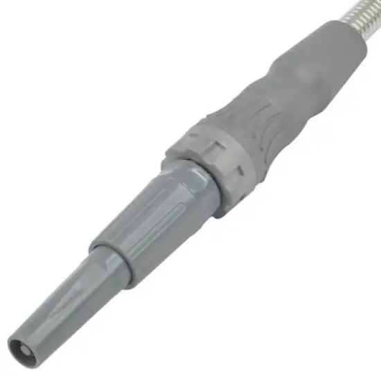 Bernini 50' No-Kink Expandable Metal Garden Hose with New Grip Collar - Gray image {2}