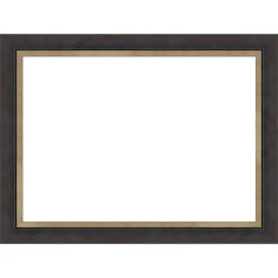 Amanti Art Hammered Charcoal Tan Framed Dry Erase Magnetic Board image {14}