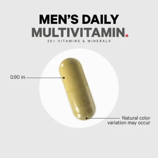 Codeage Men's Daily Multivitamin, 25+ Vitamins & Minerals, Probiotics, Digestive Enzymes - 120ct image {5}