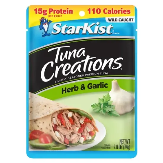 StarKist Tuna Creations Herb & Garlic Pouch - 2.6oz image {5}