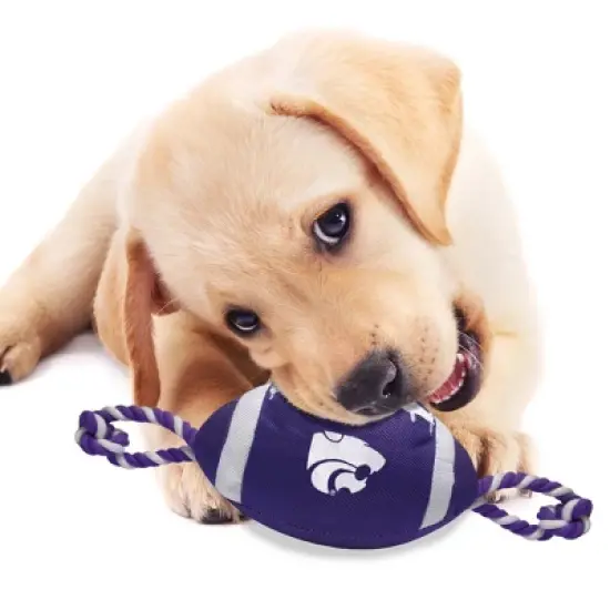 NCAA Kansas State Wildcats Nylon Football Dog Toy image {3}