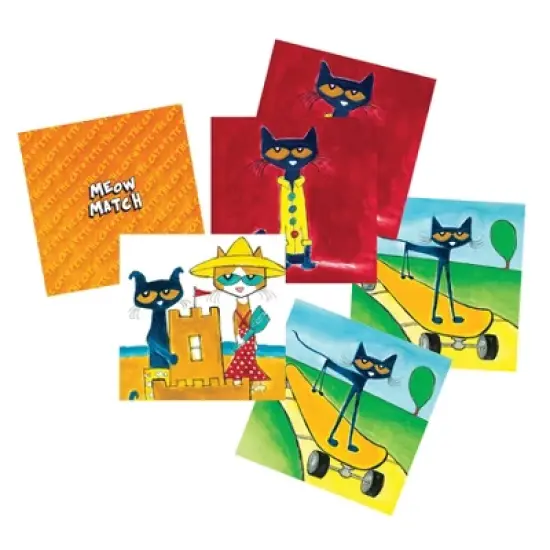 Edupress Pete the Cat Meow Match Game image {1}