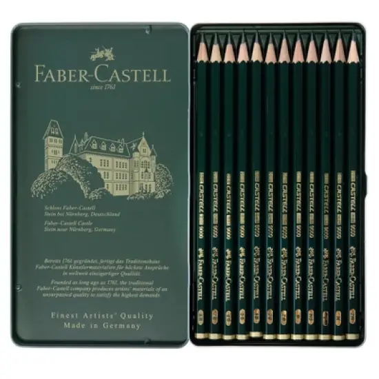 Graphite Sketch Pencil Set 12ct - Faber-Castell 9000 image {2}