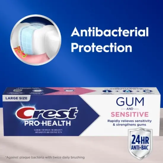 Crest Pro-Health Sensitive and Gum All Day Protection Toothpaste - 4.8oz image {3}