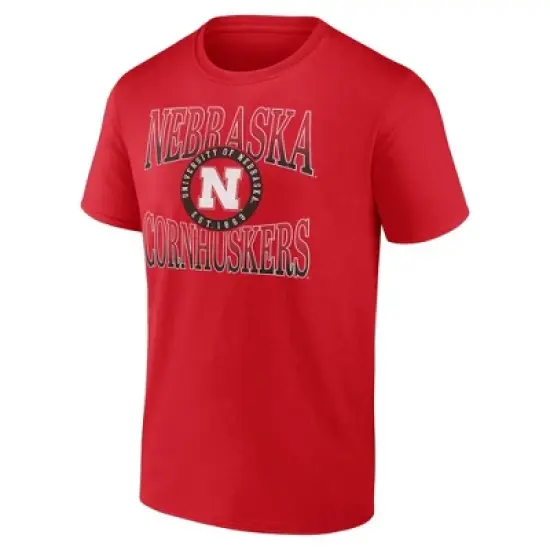 NCAA Nebraska Cornhuskers Men's Bi-Blend T-Shirt image {3}
