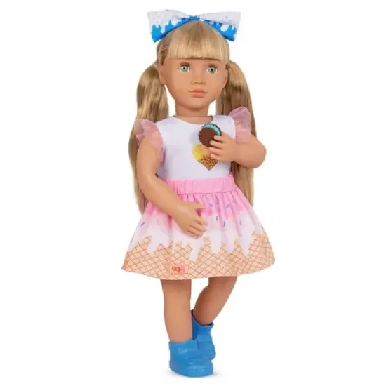 Our Generation Lorelei & Storybook Posable 18" Ice Cream Doll image {4}