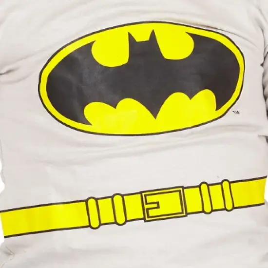 DC Comics Boys Batman Gray Costume Pajama Set image {2}