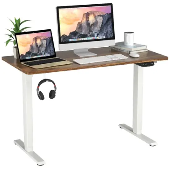 Costway Electric Adjustable Standing up Desk Dual Motor w/ Controller image {10}