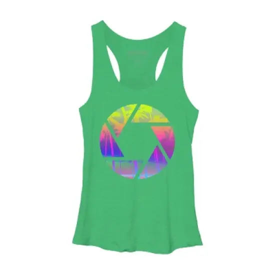 Women's Design By Humans Capture the Summer By clingcling Racerback Tank Top image {7}