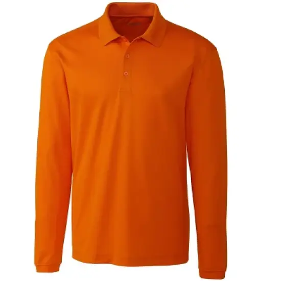 Clique Spin Eco Performance Pique Long Sleeve Mens Polo image {7}