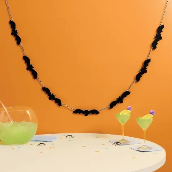 Halloween Felt Bat Garland - Spritz&trade; image {1}