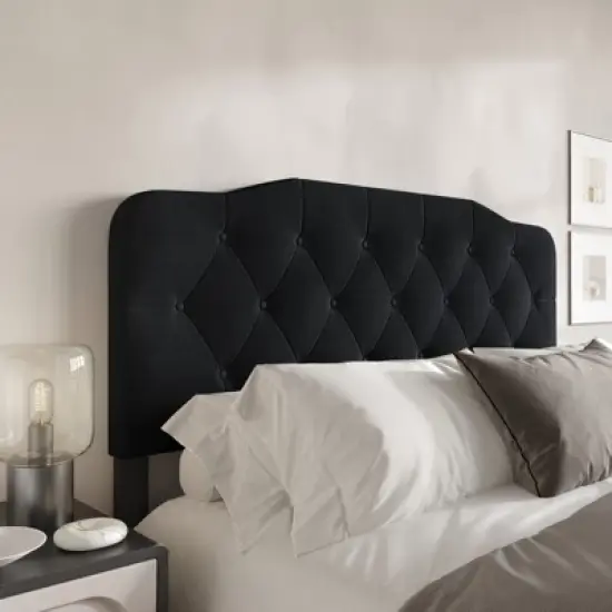 Home Design Albany Tufted Upholstered Headboard image {2}