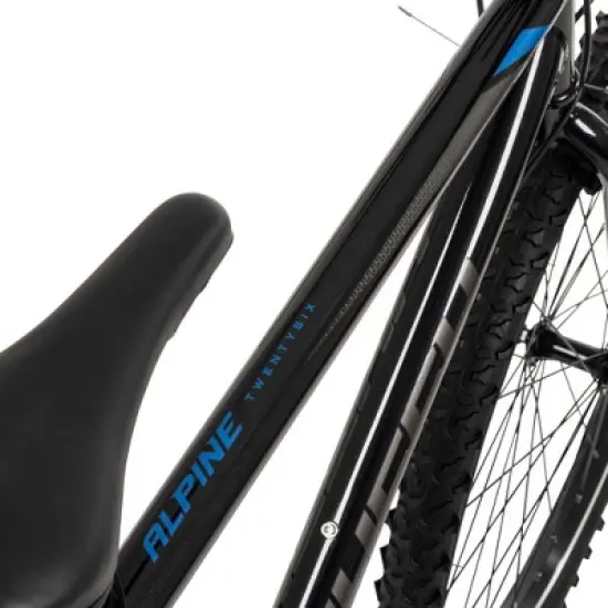 Huffy Alpine Mountain Bike - 26&rdquo; Wheels - 15 Speeds - Black image {4}