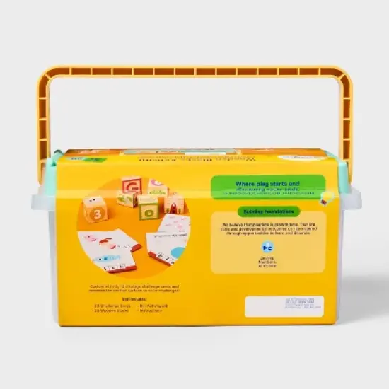 Wooden Blocks Activity - Gigglescape&trade;: Educational Letter Blocks, Storage Box, 78 Pieces, Ages 3+ image {4}