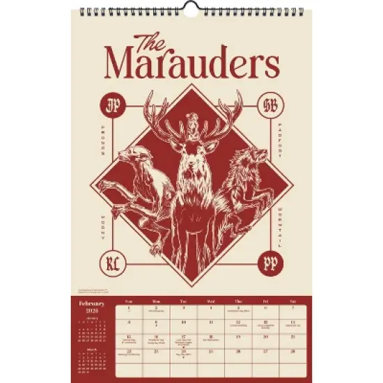 Trends International 2026 Harry Potter 11"x17.2" Oversized Calendar image {2}