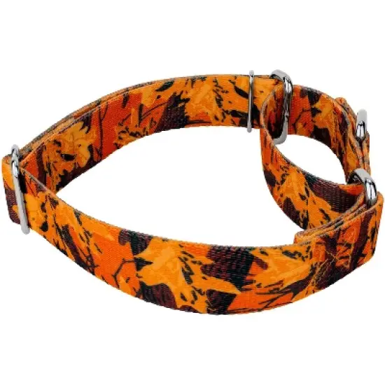 Country Brook Petz Orange Sunset Camo Martingale Dog Collar and Leash image {2}
