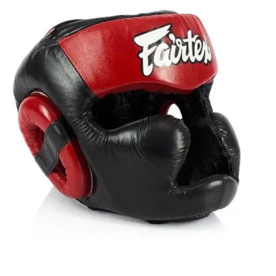 Fairtex HG13 Lace-Up Headgear Head Guard image {8}