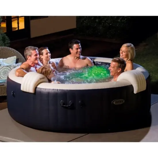 Intex PureSpa Plus Portable Inflatable Hot Tub image {4}