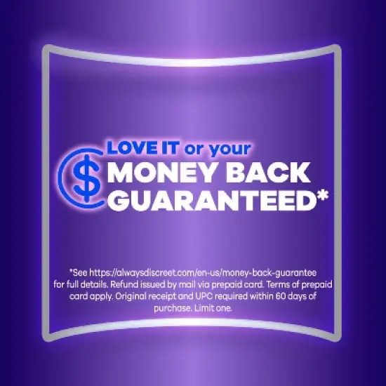 Always Discreet Night Black Women's Incontinence Underwear - Maximum - L - 14ct image {8}