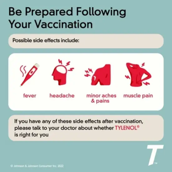 Tylenol Extra Strength Coated Tablets - Acetaminophen - 24ct image {7}