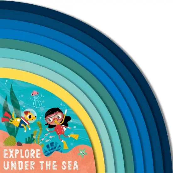 Explore Under the Sea - (Adventures of Evie and Juno) by  Carly Madden (Board Book) image {1}