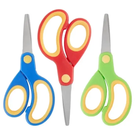 Infinite Curiosity 24 Pack Blunt Tip Scissors - Classroom Scissors Bulk Pack for Student Crafts, DIY Art Projects (5 Inch) image {6}