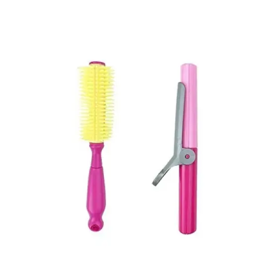 Link Worldwide Pink Beauty Fashion Hair Salon Play Set Pretend Play Toy Comes With 18 Different Fashion Beauty Accessories - Pink image {3}