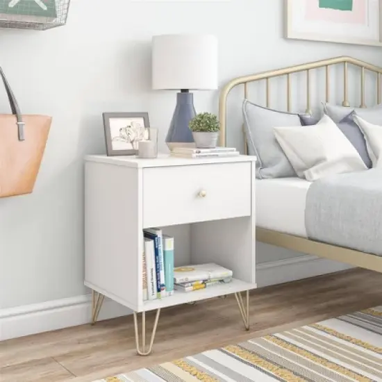 Finley Nightstand White - Novogratz image {3}