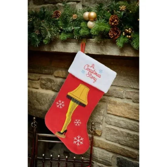 A Christmas Story Applique Holiday Stocking 20" image {2}