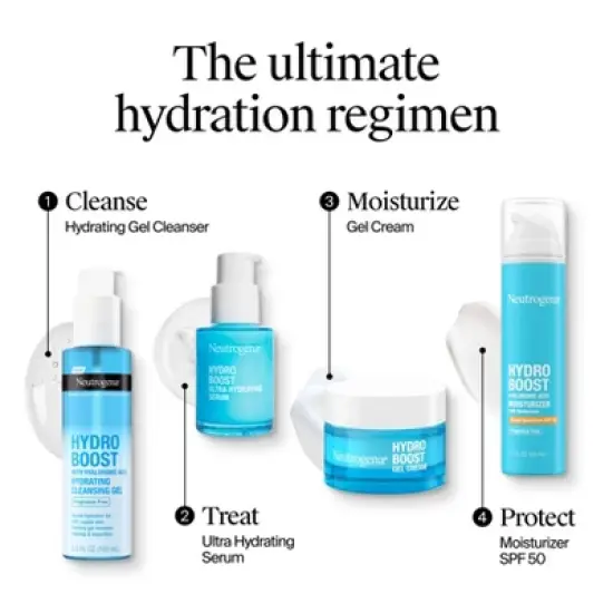 Neutrogena Hydro Boost Water Gel Moisturizer with Hyaluronic Acid - Fragrance Free image {8}