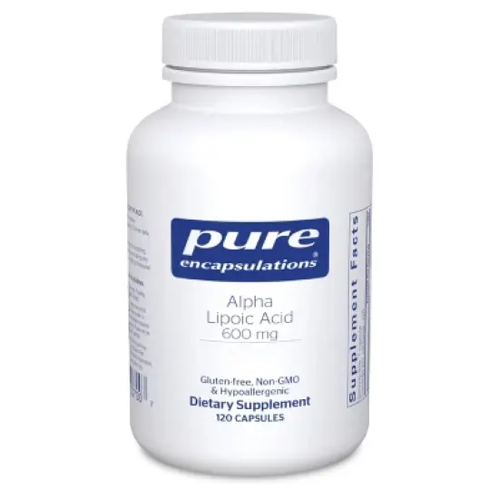 Pure Encapsulations Alpha Lipoic Acid 600 mg - Liver Support, Antioxidants, Nerve and Cardiovascular Health, and Carbohydrate Support image {9}