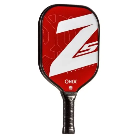 Onix 15.5'' Z5 Wide Body Pickleball Paddle - Red: Stiff Graphite Racquet, 8.125" Head image {3}