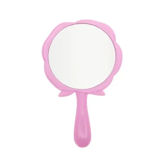 Unique Bargains Rose Flower Handheld Mirror 1 Pc image {6}