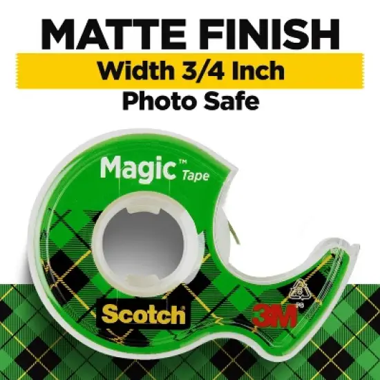 Scotch Magic Tape with Dispensers 3pk image {2}
