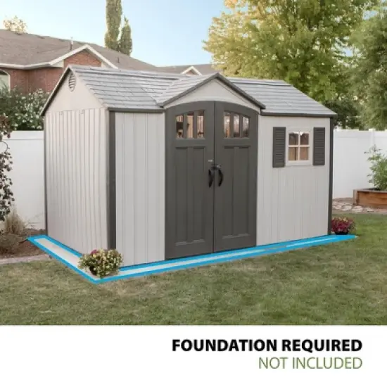 Lifetime 12.5 ft. x 8 ft. Outdoor Storage Shed (60223) image {4}