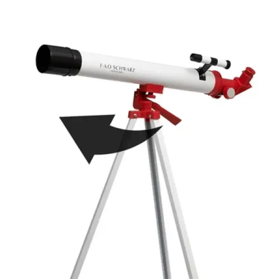 FAO Schwarz Galaxy Viewer Toy Telescope with Tripod image {3}