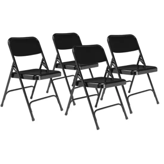 Set of 4 Premium All Steel Folding Chairs - Hampden Furnishings image {8}