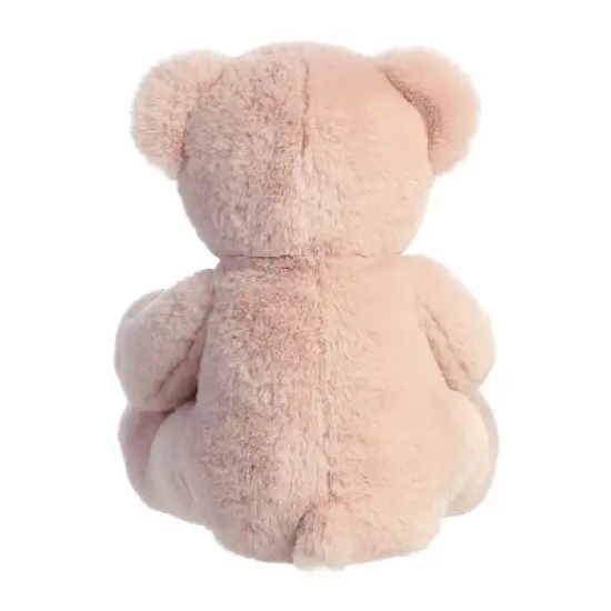 Aurora Valentines 9.5" Tuffy Blush Bear with Heart Pink Stuffed Animal image {3}