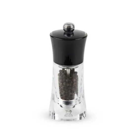 Peugeot | Molene Pepper Mill, Acrylic/Black, 14 cm - 5 in image {2}