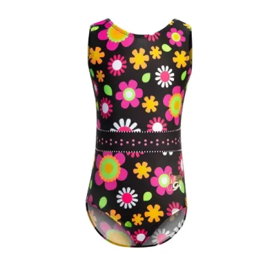 GK Elite Girls' Simone Biles Flower Power Leotard image {5}