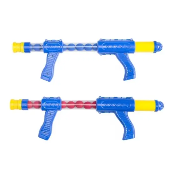 HearthSong Set of Two 17"L Easy-to-Load Ball-Firing Battle Blasters with 24 Soft Foam Balls image {1}