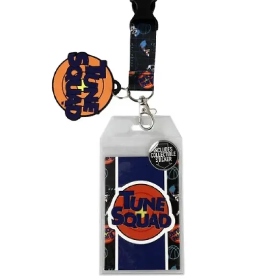 Space Jam Tune Squad Jersey ID Badge Holder Breakaway Lanyard image {4}
