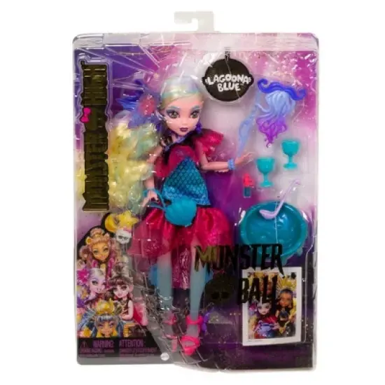 Monster High Lagoona Blue Fashion Doll in Monster Ball Party Dress with Accessories image {5}
