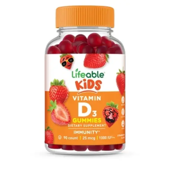 Lifeable - Vitamin D - Kids - 90 Gummies image {9}